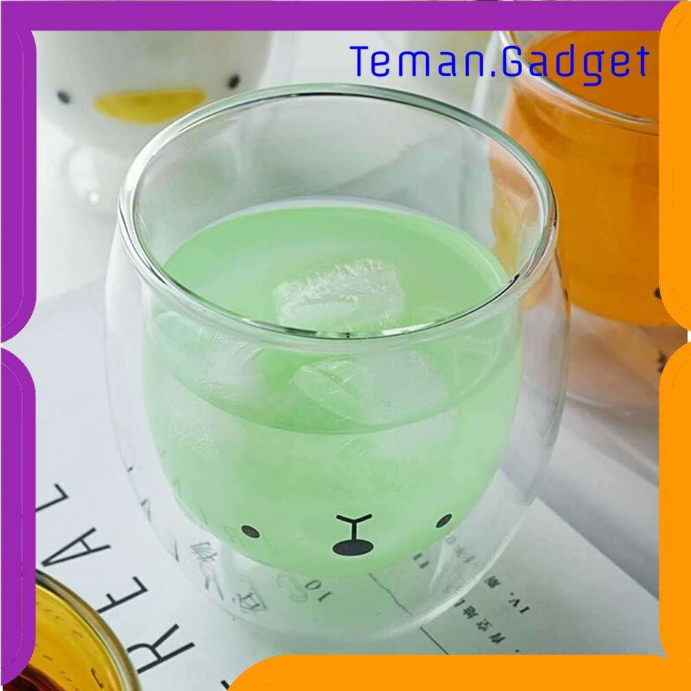 TG - DPR LETUZI Cangkir Kopi Anti Panas Double-Wall Glass 250ml