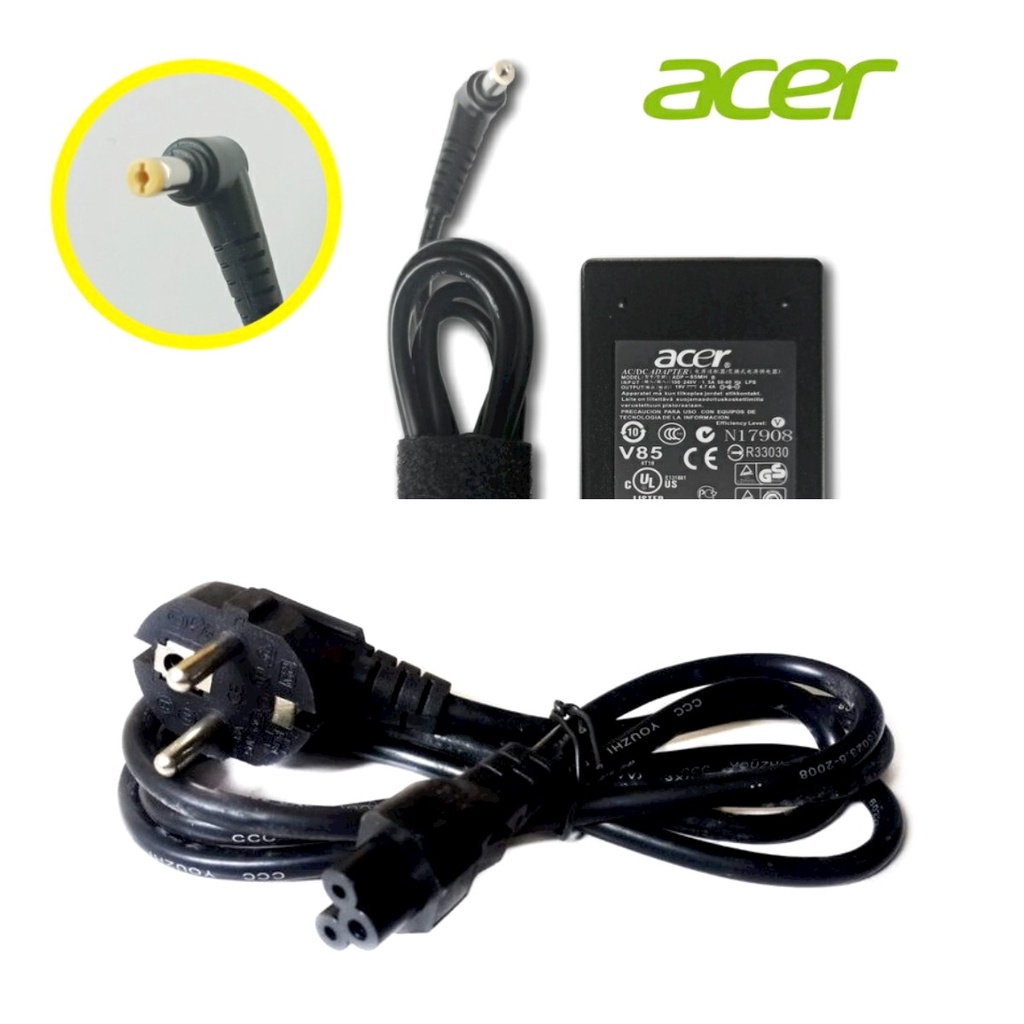 ORIGINAL ADAPTOR  ACER 19V 4.74A (5.5x1.7MM) 4740 4741 4745 4750 4752 4755 4738G 4741G 4745G 4750G 4752G 4755G 4740G 4920G