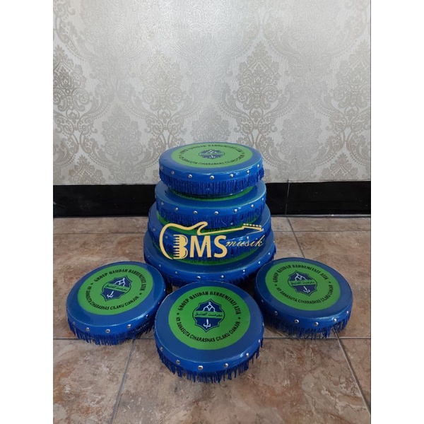 Qasidah Lasqi susun isi 7 dan Tambourine Bisa custome Nama Group