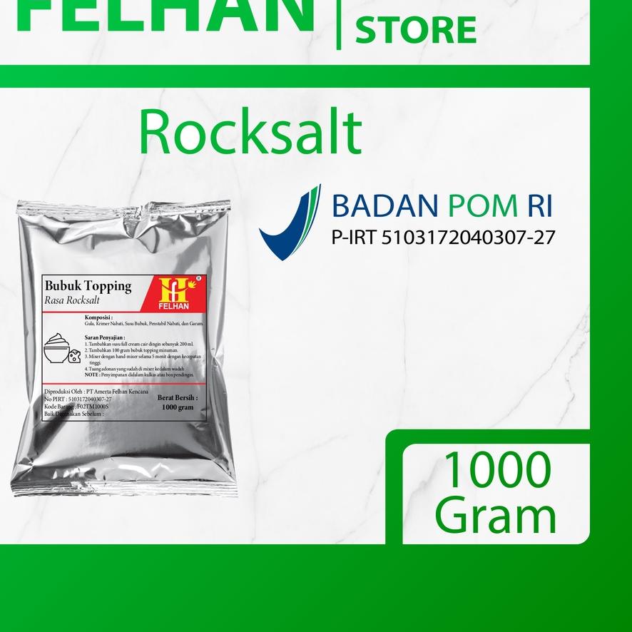 

TERBAIK FELHAN - Bubuk Topping Minuman Rocksalt (1000 gram)`