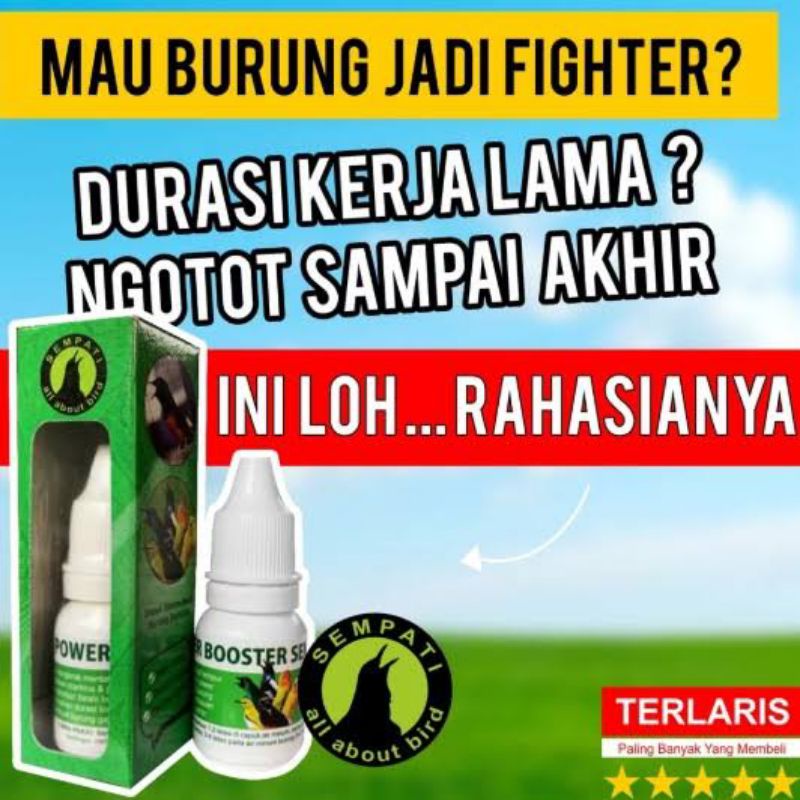 POWER BOOSTER SEMPATI VITAMIN BURUNG MENINGKATKAN MENTAR FIGHTER
