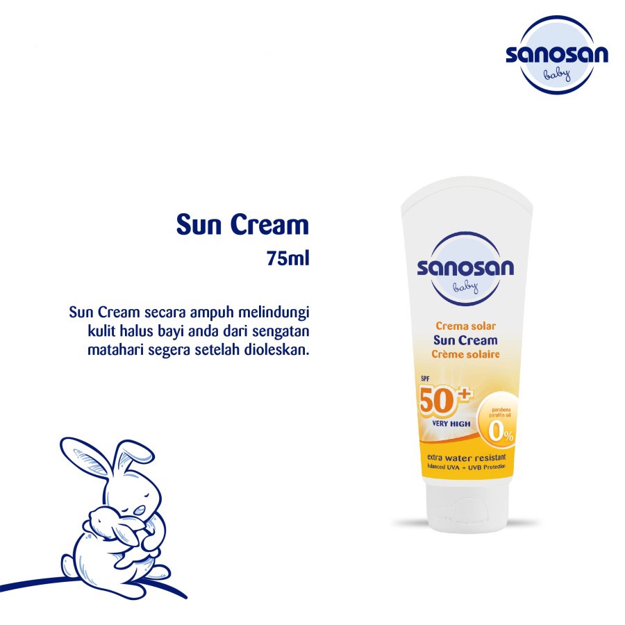 SANOSAN BABY SUN CREAM SPF 50+ 75ML