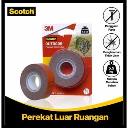 

3M Scotch Double Tape Foam Tape Vhb Mounting Outdoor 4011