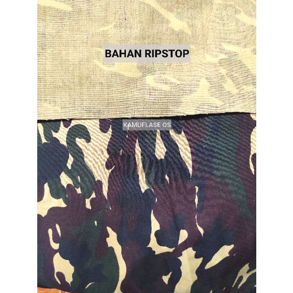 Bahan kain loreng banser Nasional -Bahan RIPSTOP