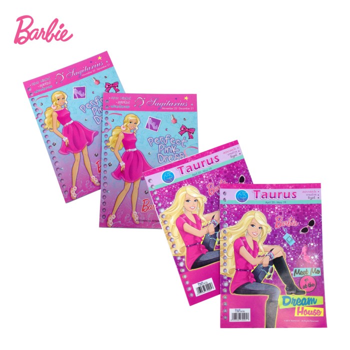 Dadi - Barbie Love & Star Sign Taurus Sagitarius Binder Bundle