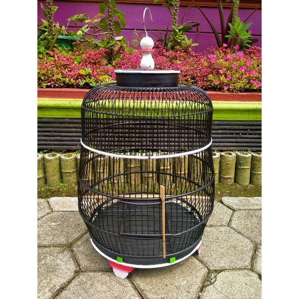 Jual Sangkar Burung Perkutut Model Jambu Finishing Hitam Shopee Indonesia 2224