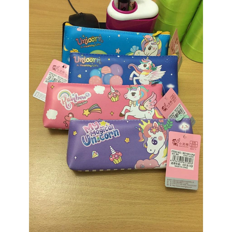

tempat pensil unicorn/p.case resleting BD-180-UN2