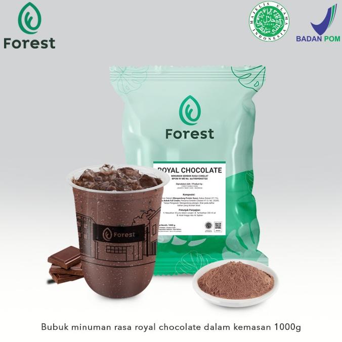 

[BAYAR DITEMPAT] Bubuk Minuman ROYAL CHOCOLATE Powder 1000 g - FOREST Bubble Drink