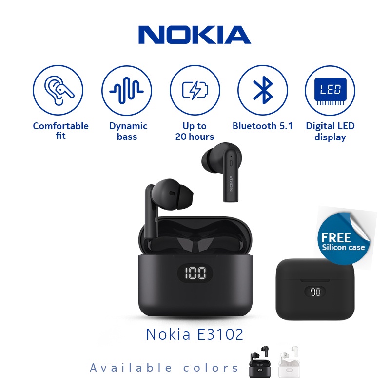 Nokia  E3102  Essential True Wireless Earphones TWS  Immersive sound