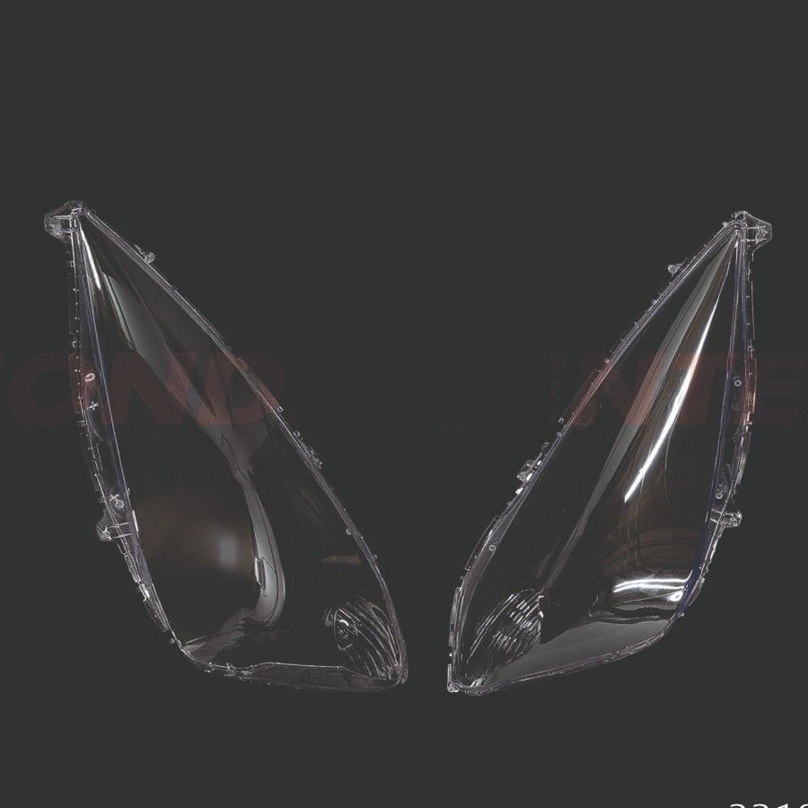 Aveiro shop - cover mika kaca lampu depan head lamp jazz ge8 2008 2009 2010 2011 mika lampu depan ja