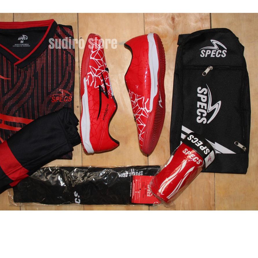Kekinian SEPATU FUTSAL SPECS ACCELERATOR LIGHTSPEED 3 IN , Paket Komplit Sepatu Futsal Specs Acceler