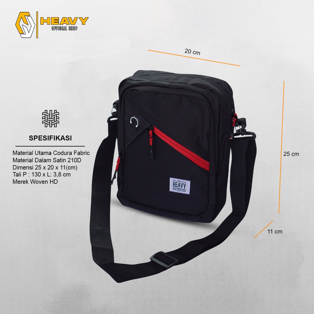 Tas Selempang Pria Heavy Premium Bag Distro