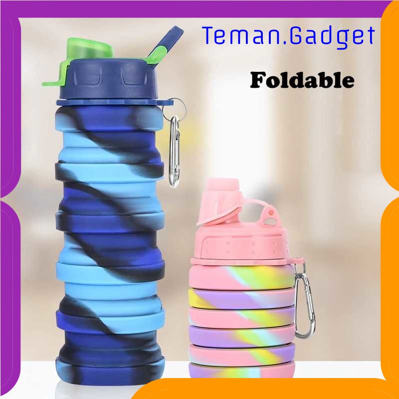 TG - TRV Gelas Lipat Silikon Foldable Camouflage Travel Mug 500ml - R2033