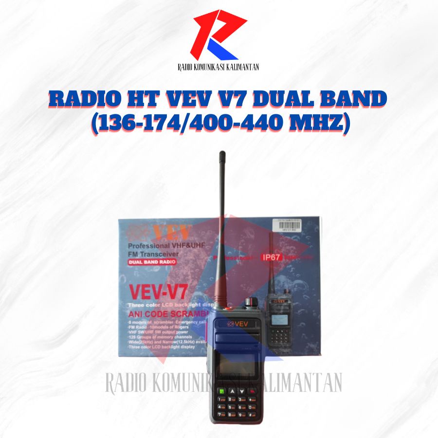 RADIO HT VEV V7 DUAL BAND (136-174/400-440 MHZ)