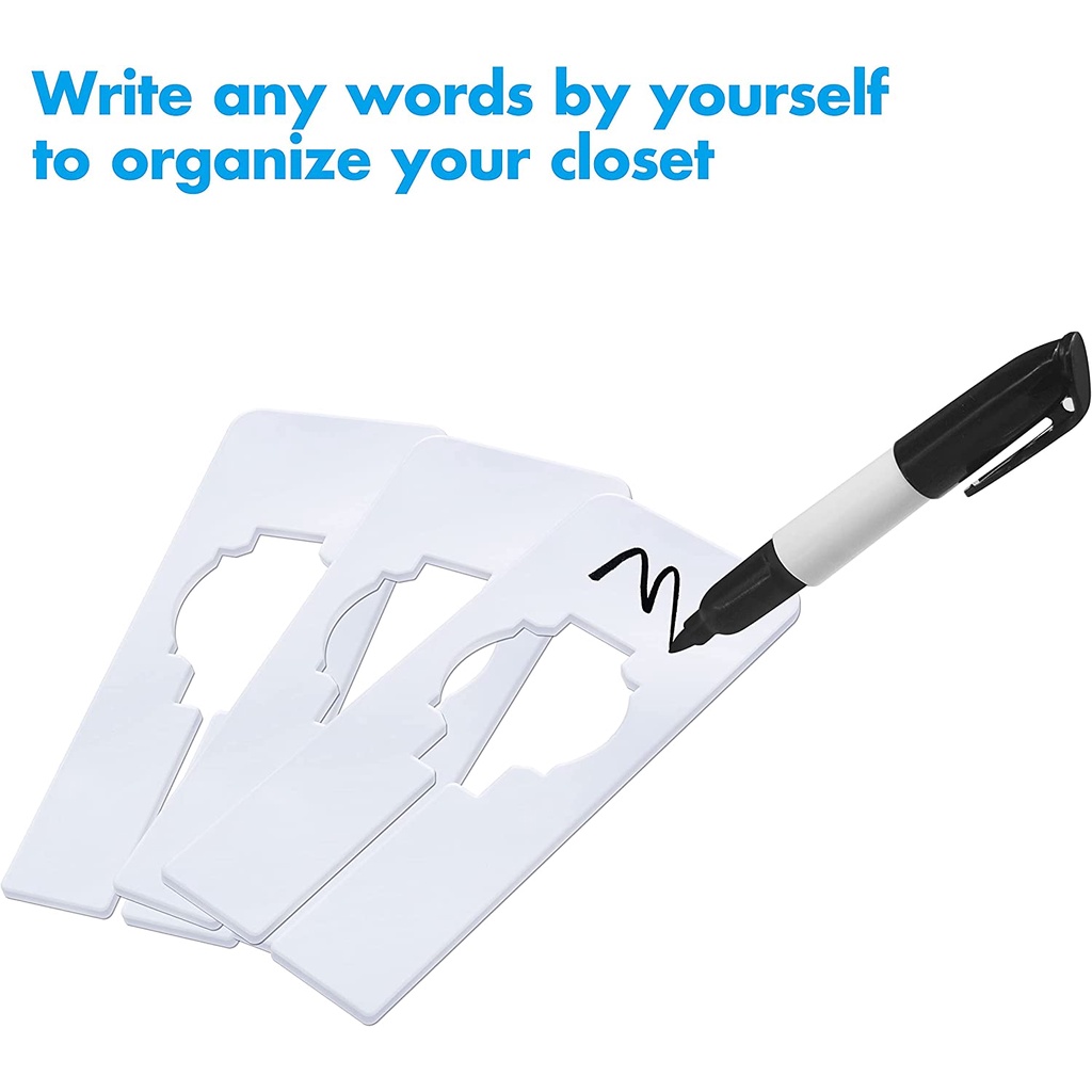 10pcs Pakaian Warna Size Dividing Tag Coat Shirt Scarf Classify Board Writable Garment Sort Cards Closet Pakaian Menandai Pemisah Untuk Asrama Keluarga Hotel Dress Shop