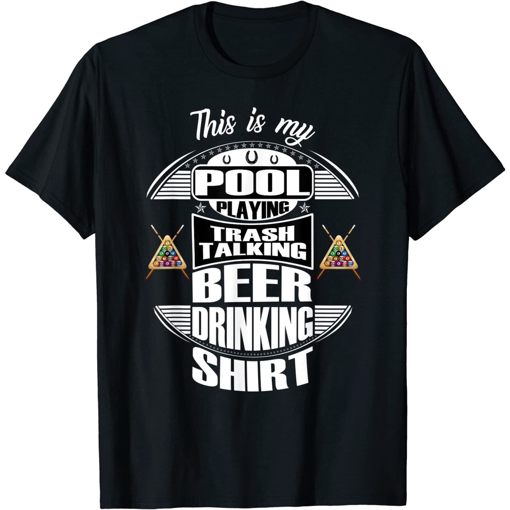 Baju Kaos Dewasa Billiards 8 Ball Pool Player Sarcasm Novelty Humor Gifts T-Shirt Pakaian Fashion At