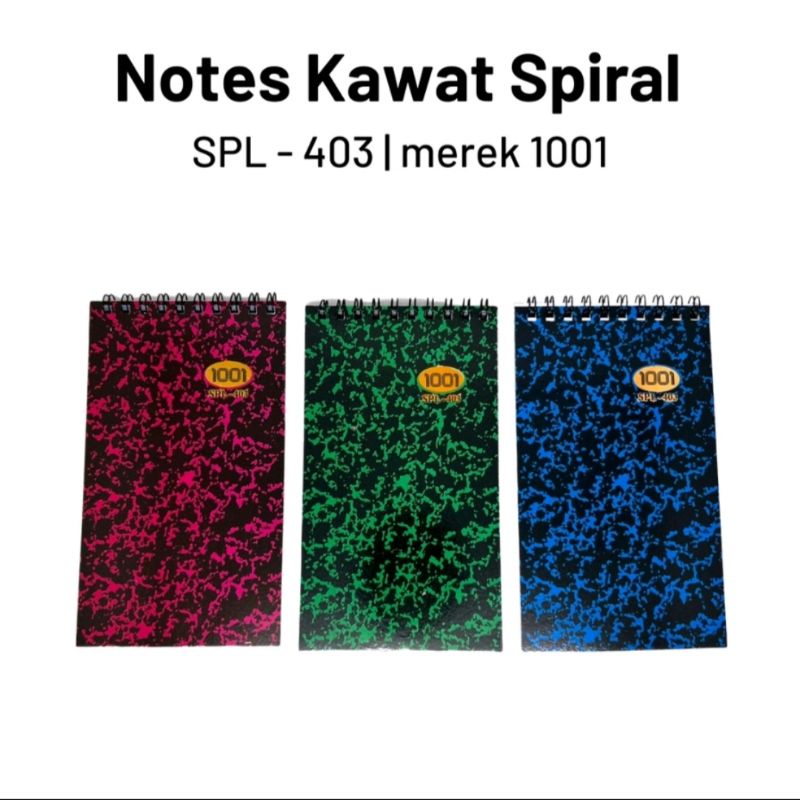 

Notes Kawat/Notes Spiral 403