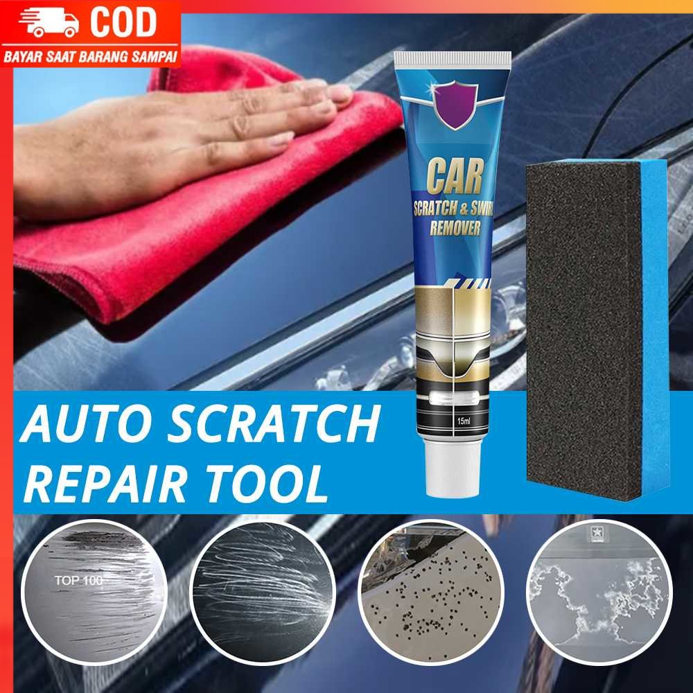 ( 100% BARANG ORI ) CSSR Wax Paint Car Scratch Swirl Remover Repair Auto Care Polish 15ml - CR15