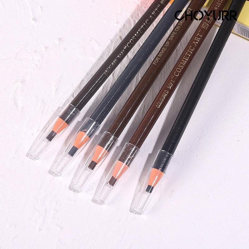 【COD】Pensil Alis Tahan Air Eyebrow Pen Benang Coloured Waterproof Tahan Air Pensil Alis Tarik Benang Asli Import Ready Stock-CH