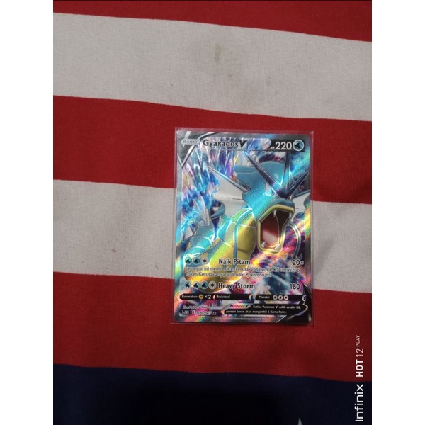 kartu pokemon bahasa Indonesia gyarados v sr