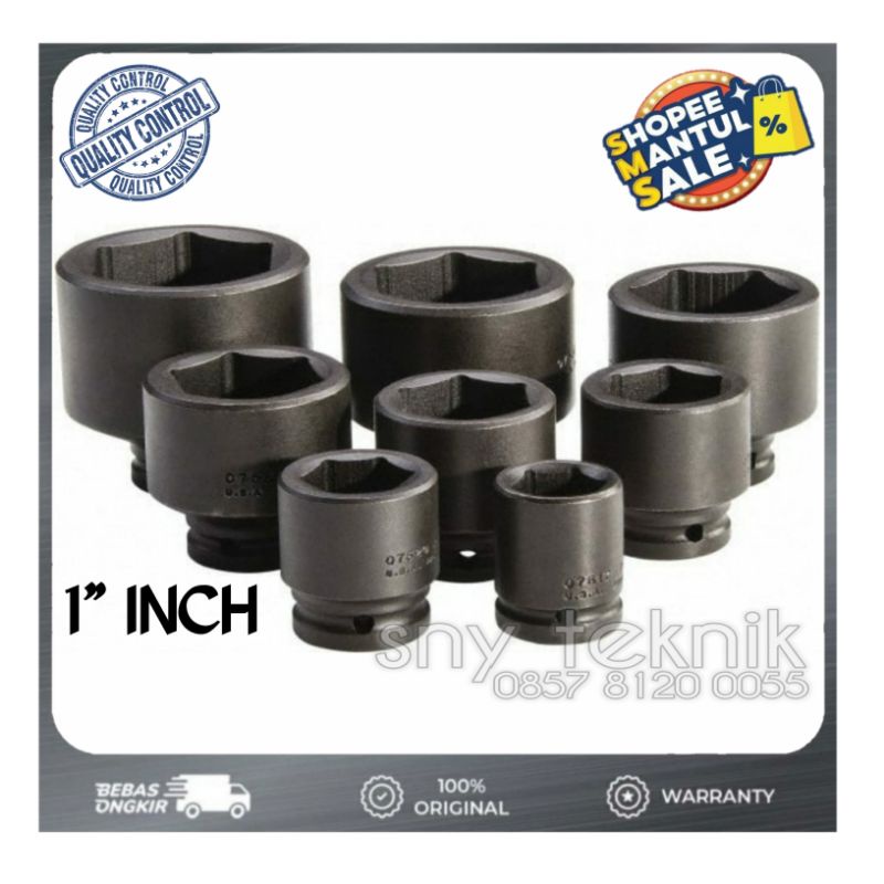 Mata Kunci Shock Impact (1") 75 mm Satuan
