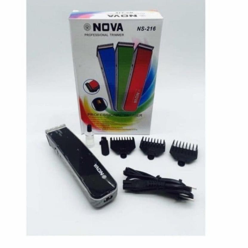 Kirim sekarang--Alat Potong Rambut Nova NS-216 - Alat Cukur Rambut Nova NS 216