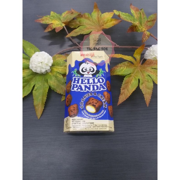 Meiji Hello Panda Cookies &amp; Cream 45gr / Meiji Hello Panda