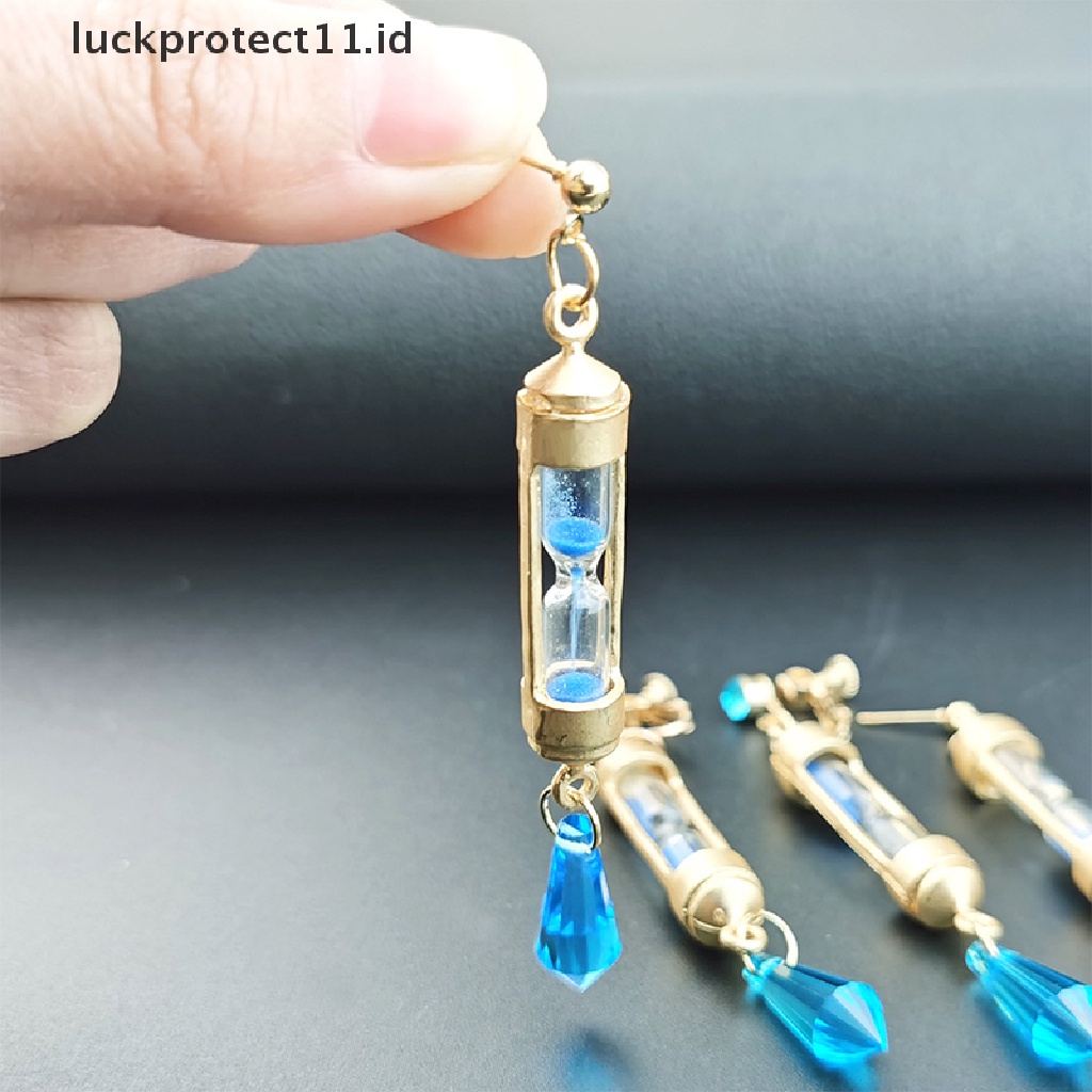 /Fashion Hot// Fashion// Vanitas Earrings Studi Kasus Vanitas No Karte Cosplay Props Jam Pasir Anting Telinga Klip Kalung Perhiasan Hadiah.