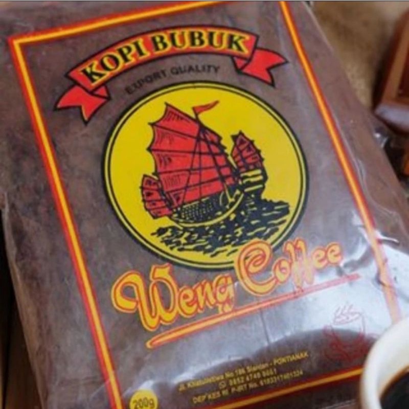 

[Kamu Naenya'....] KOPI APA... WENG KOPI PREMIUM KHAS PONTIANAK ARABICA BLACK COFFEE 500 GRAM