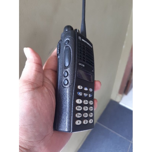 Ht Motorola Gp338 Uhf Second Motorola Gp 338 Uhf 403 Mhz Normal Tinggal pakai