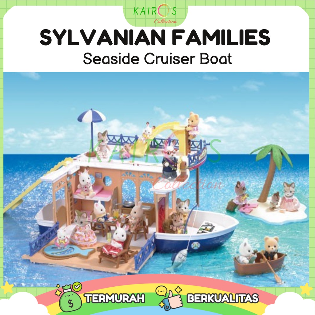 Sylvanian Families Seaside Cruiser Boat