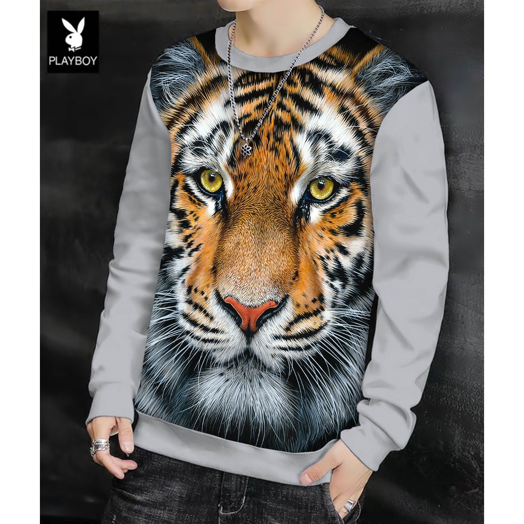 Sweater Pria/Sweter Pria/Sweter/Sweater MACAN HIDUNG OREN  Bahan Babyterry UK M-L