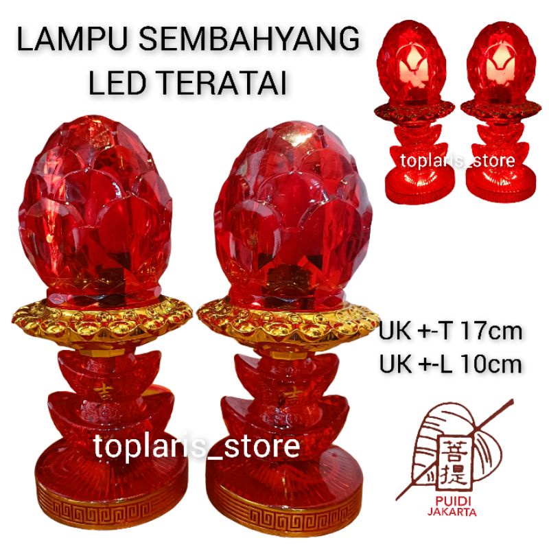 Lampu LED Sembahyang Motif Yenpao