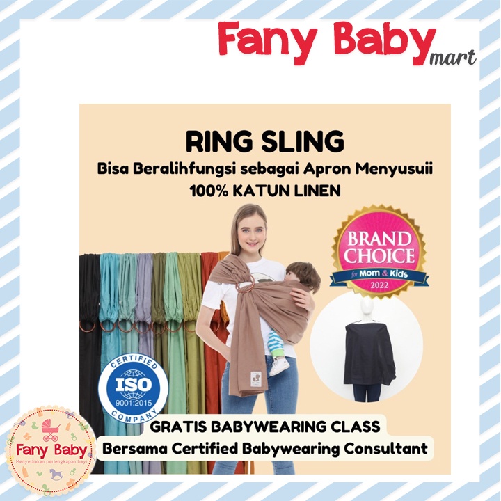 MERE ET MOI RING SLING CARRIER MULTIFUNGSI