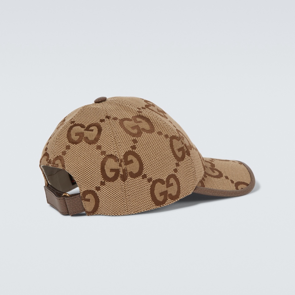 GG Maxi GG Canvas Baseball Cap Brown 100% Original