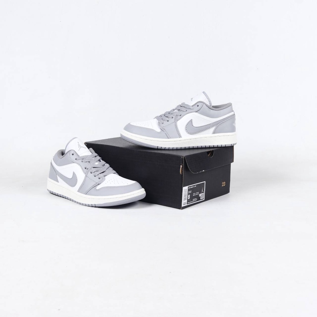 Sepatu Nike Air Jordan 1 Low Vintage Grey BNIB Premium Original Vietnam Bonus Kaos Kaki Packing Bubb