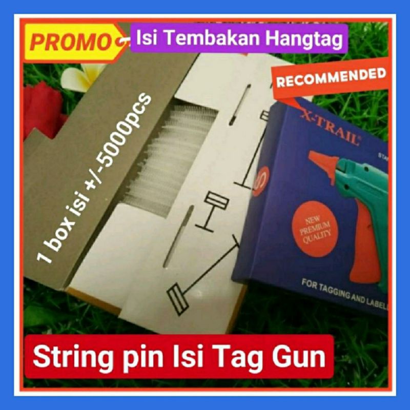 

string pin isi tali hang tag gun isi tembakan hangtag loopin