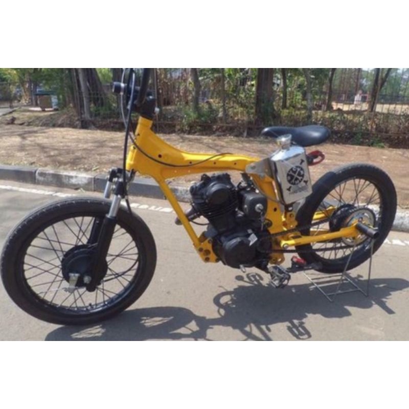 rangka costum bmx motor