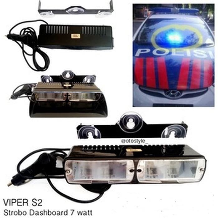 ADN.IN Viper S2 Dashboard S.Kedip Light 18 Mode 16W Ori