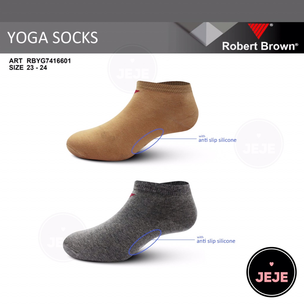 Kaos Kaki Yoga Wanita Robert Brown | Socks Olah raga