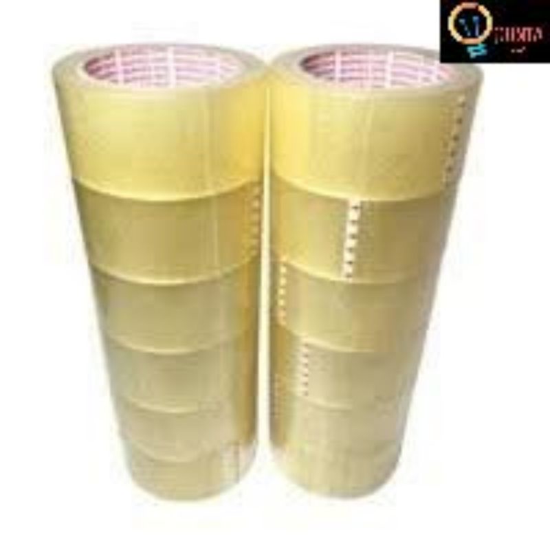 Lakban Bening 90Yard Isolasi Selotip Clear  Tape 45mm Daya Lengket Kuat