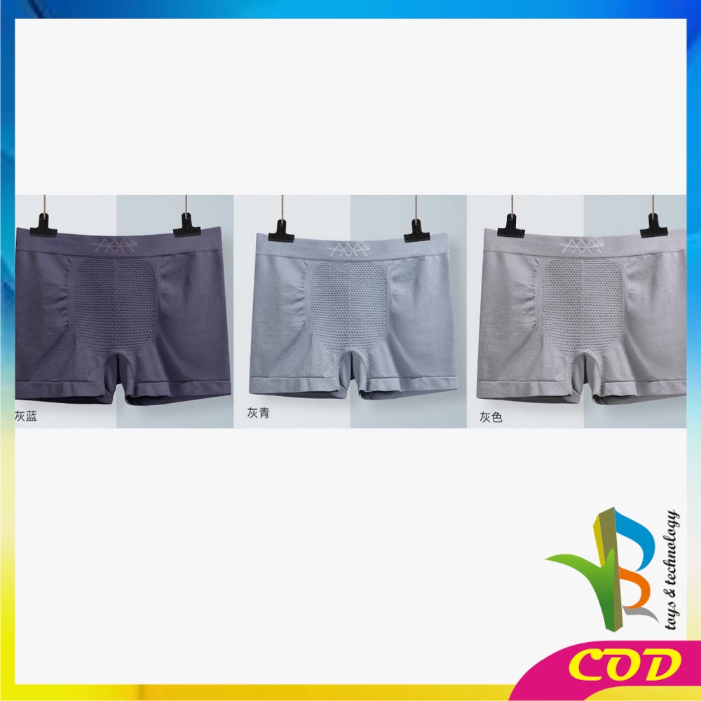 RB-P118 Celana Boxer Pria Dewasa 3IN1 Celana Dalam Laki-Laki Petak / CD Pria / Men Underwer Boxer Cowok Dewasa /