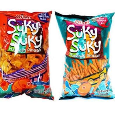 

✡ Oishi Suky Suky 60g udang pedas, rumput laut ☐