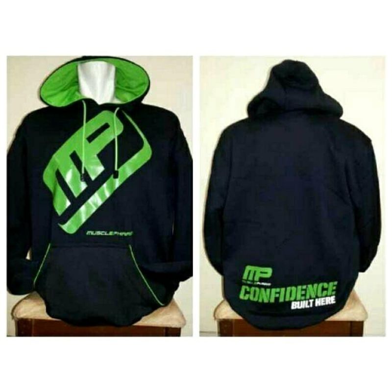 Hoodie Big Size MP MusclePharm Jacket Suplemen Gym Fitness UFC MMA