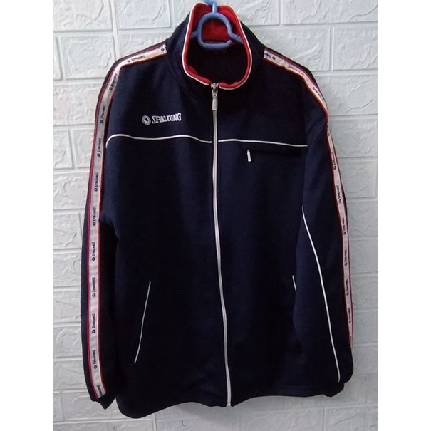 Jaket Spalding Navy Ori second preloved