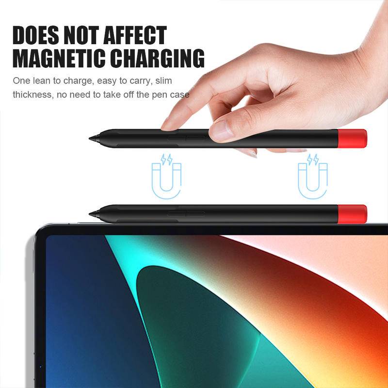 Silikon Stylus Pensil Case Untuk Xiaomi Non-slip Anti Jatuh Lembut Lengan Tablet Pen Pelindung