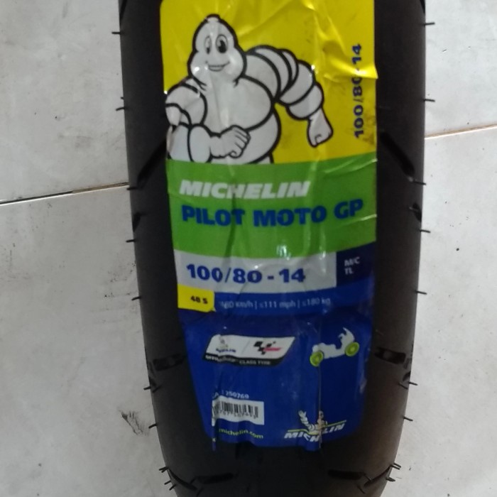Ban Tubeless Michelin Pilot Motogp 100/80-14 #Original
