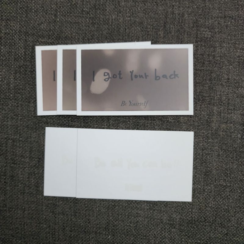 JayB Be Yourself Album Official Sensory / Glow Card PC Photocard GOT7 JAY B JB