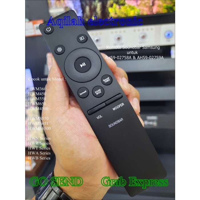 Sound Remote Soundbar Samsung Grade Original Ah59-02758A & Ah59-02759A