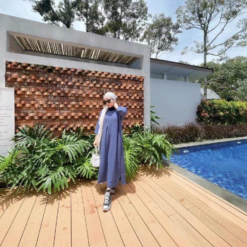 LUNA MIDI DRESS CRINCKLE AIRFLOW